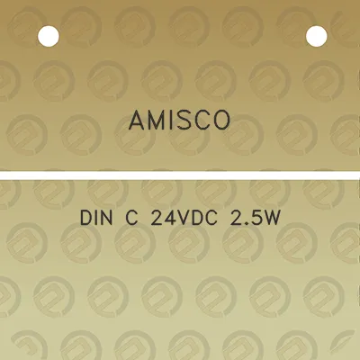 amisco-din-c-24vdc-25w