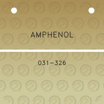 amphenol-031-326