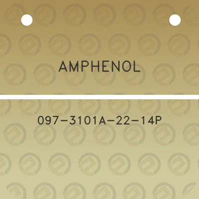 amphenol-097-3101a-22-14p