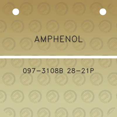 amphenol-097-3108b-28-21p