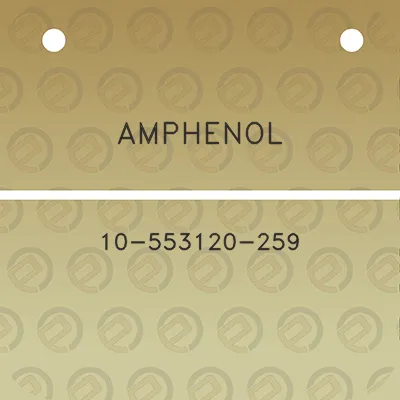 amphenol-10-553120-259