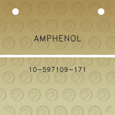 amphenol-10-597109-171