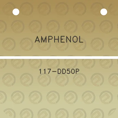 amphenol-117-dd50p