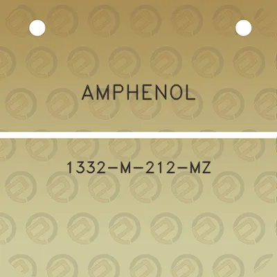 amphenol-1332-m-212-mz