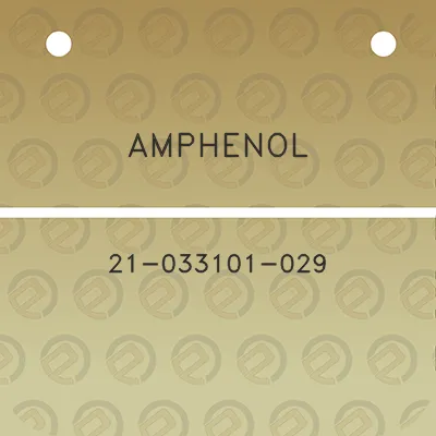 amphenol-21-033101-029