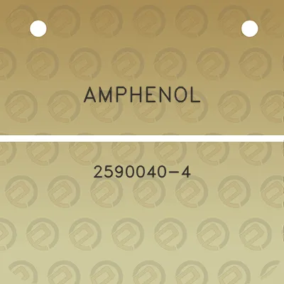 amphenol-2590040-4