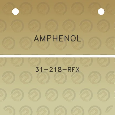 amphenol-31-218-rfx