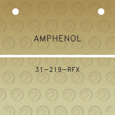 amphenol-31-219-rfx