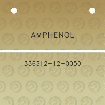 amphenol-336312-12-0050