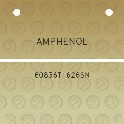 amphenol-60836t1626sn