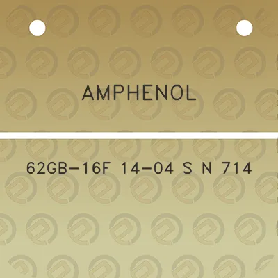 amphenol-62gb-16f-14-04-s-n-714