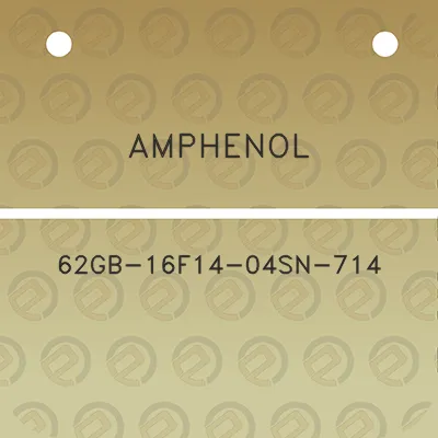 amphenol-62gb-16f14-04sn-714