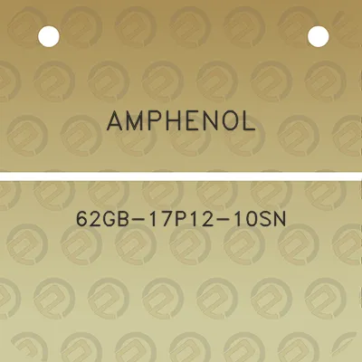 amphenol-62gb-17p12-10sn