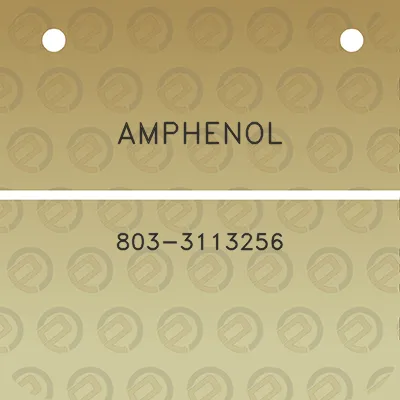 amphenol-803-3113256