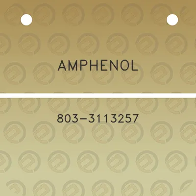 amphenol-803-3113257