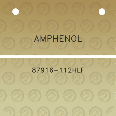 amphenol-87916-112hlf