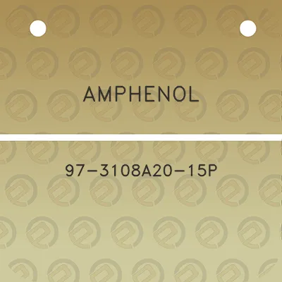 amphenol-97-3108a20-15p