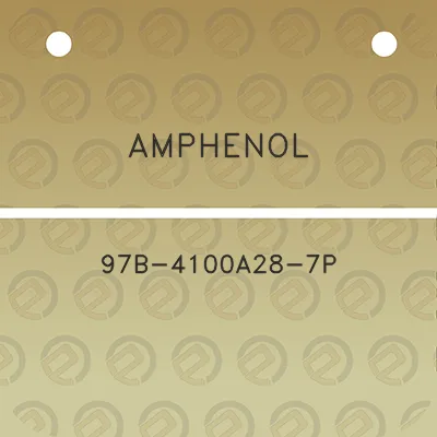 amphenol-97b-4100a28-7p