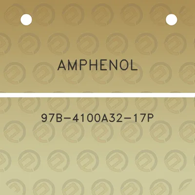 amphenol-97b-4100a32-17p