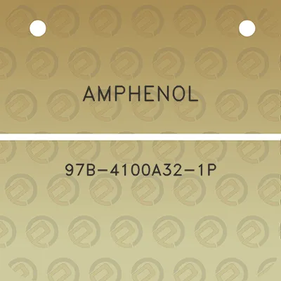 amphenol-97b-4100a32-1p