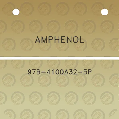 amphenol-97b-4100a32-5p