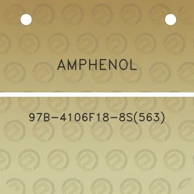 amphenol-97b-4106f18-8s563