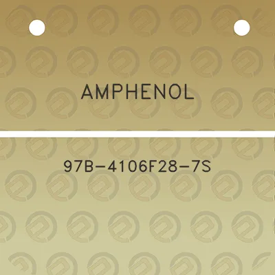 amphenol-97b-4106f28-7s