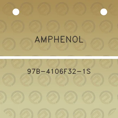 amphenol-97b-4106f32-1s