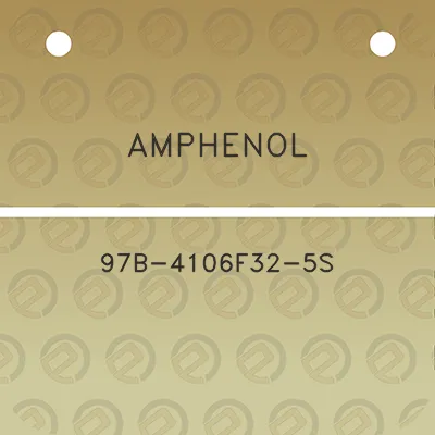 amphenol-97b-4106f32-5s