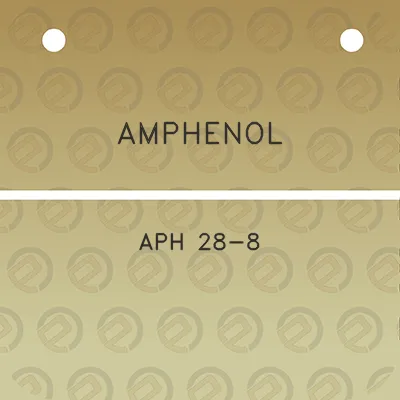 amphenol-aph-28-8