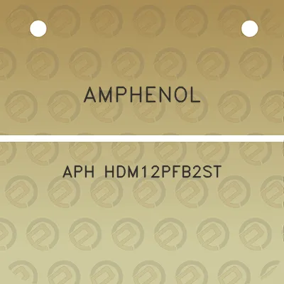 amphenol-aph-hdm12pfb2st