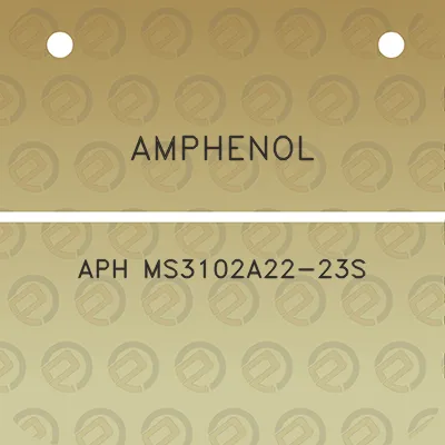 amphenol-aph-ms3102a22-23s