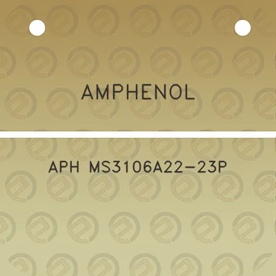 amphenol-aph-ms3106a22-23p