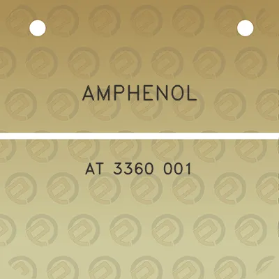 amphenol-at-3360-001