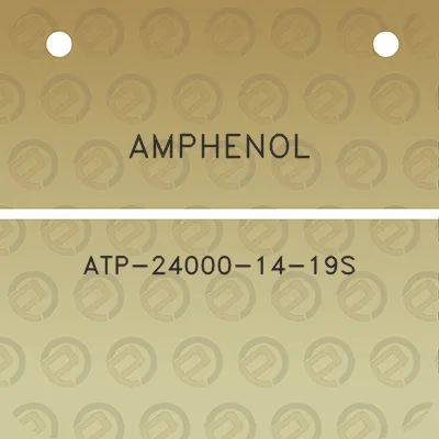 amphenol-atp-24000-14-19s