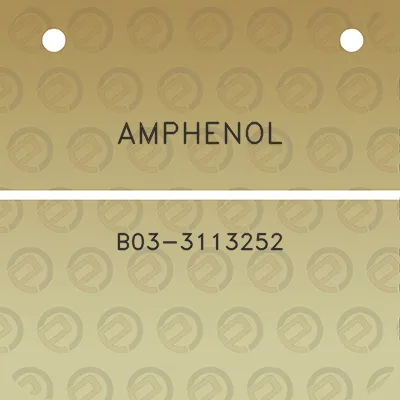 amphenol-b03-3113252