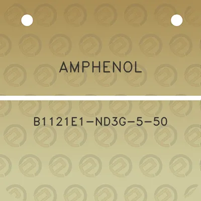 amphenol-b1121e1-nd3g-5-50