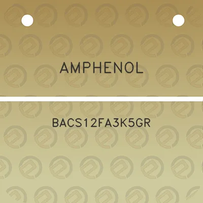 amphenol-bacs12fa3k5gr