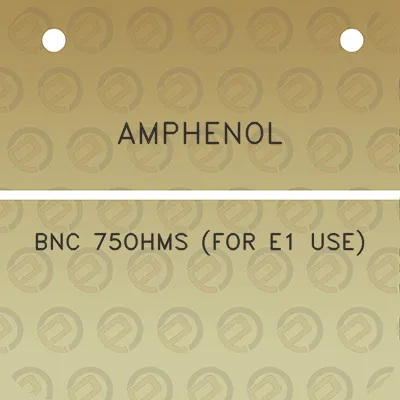 amphenol-bnc-75ohms-for-e1-use