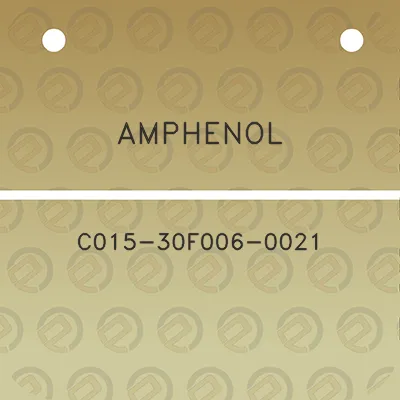 amphenol-c015-30f006-0021