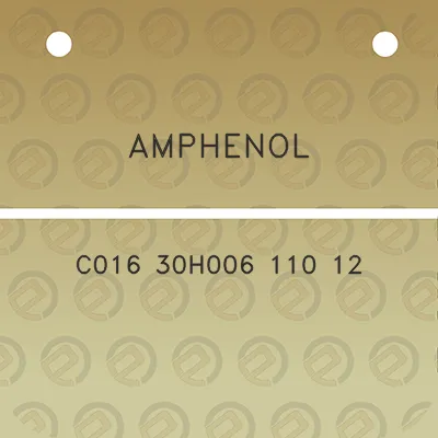 amphenol-c016-30h006-110-12