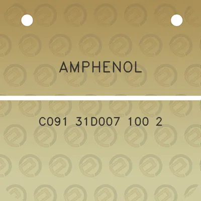 amphenol-c091-31d007-100-2