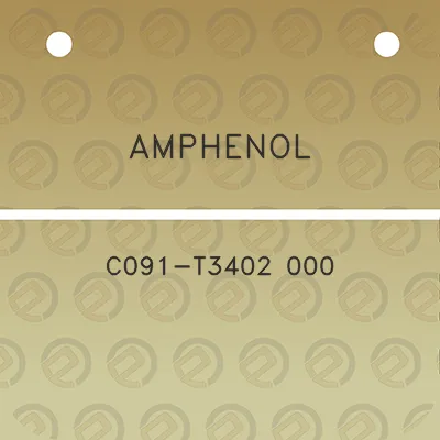 amphenol-c091-t3402-000