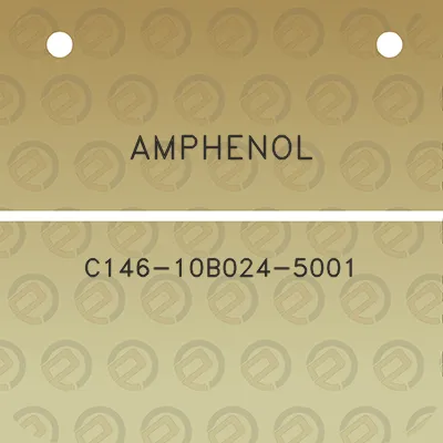 amphenol-c146-10b024-5001