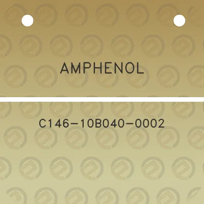 amphenol-c146-10b040-0002