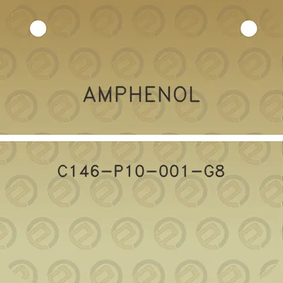 amphenol-c146-p10-001-g8