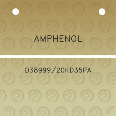 amphenol-d3899920kd35pa