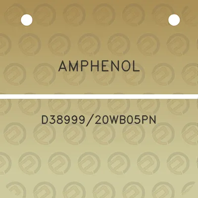 amphenol-d3899920wb05pn