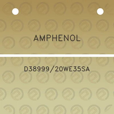 amphenol-d3899920we35sa