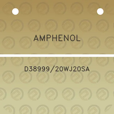 amphenol-d3899920wj20sa